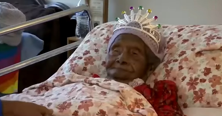 Nina Willis on her 114th birthday