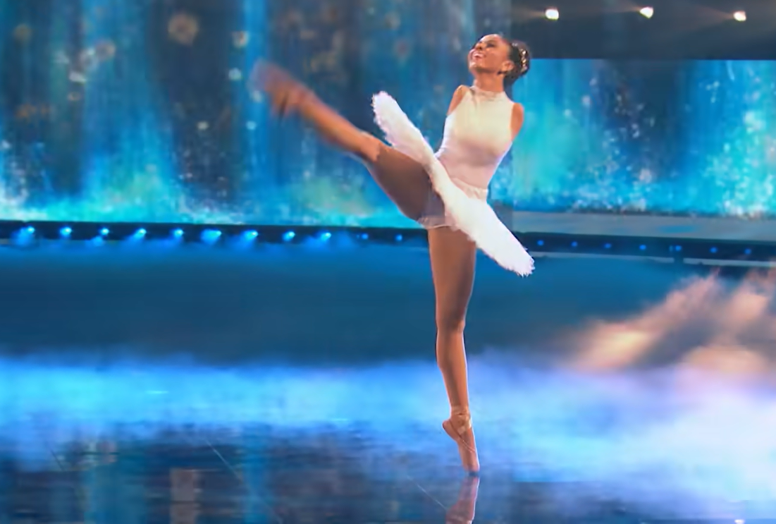 Vitoria Bueno dancing on AGT: All-Stars