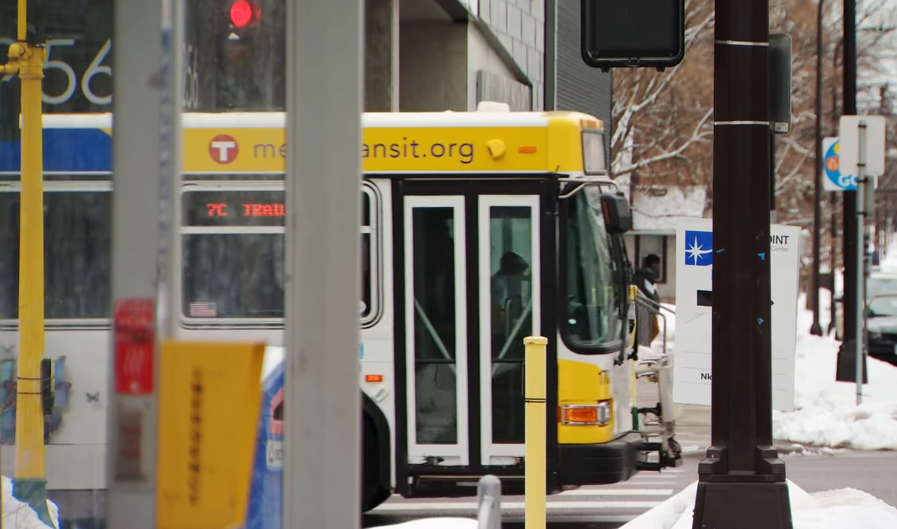 Metro Transit bus in Minneapolis