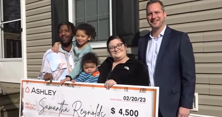 Simmons Russell family gets big donation from Ashley furniture stores