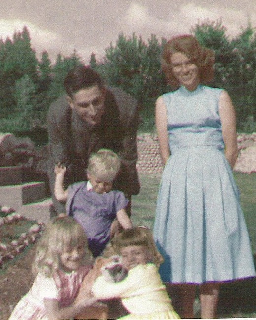 Esther and Byron Rafuse with their children many years ago