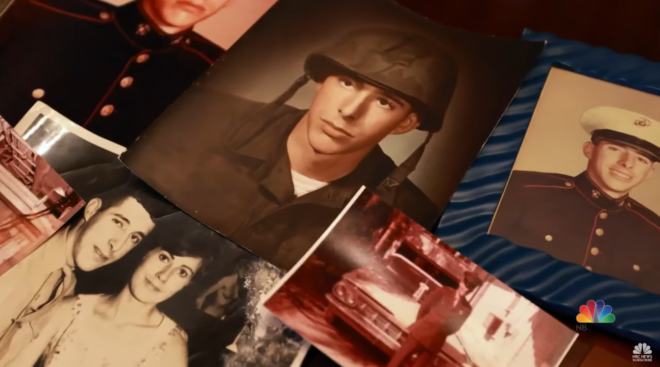 photos of Colonel Hughes as a Vietnam soldier