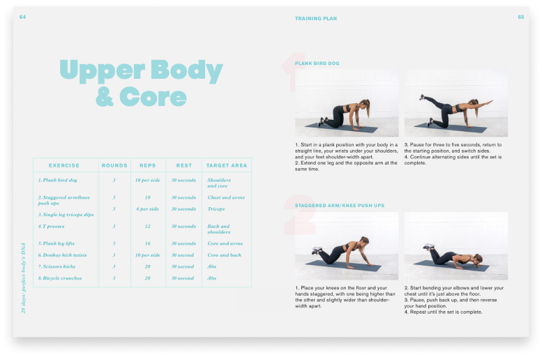 Beyond Body workout page