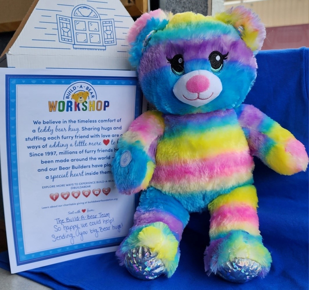 new Build-a-Bear for child who lost her mother.