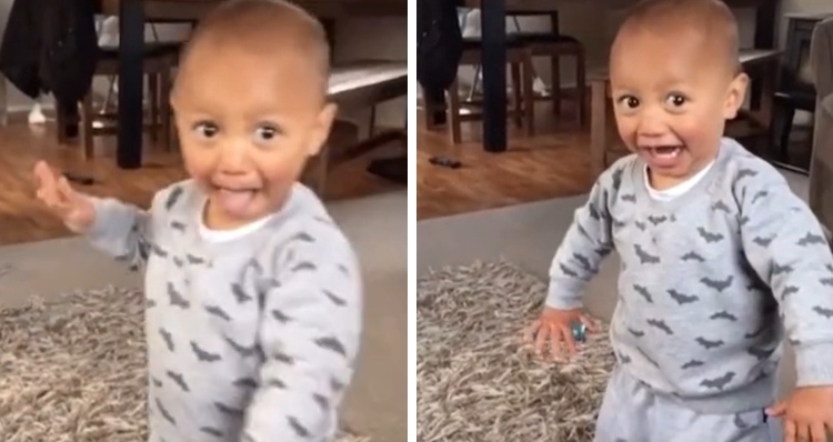 toddler does haka dance