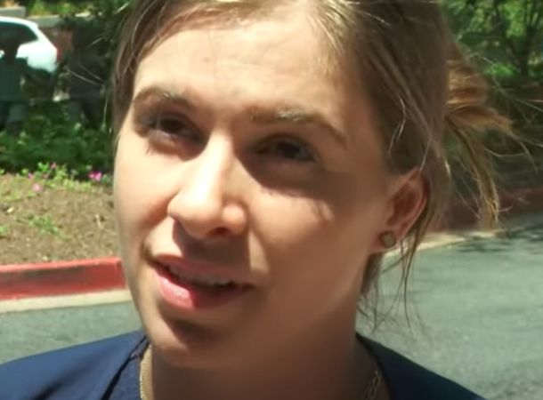 Emily Raines talks about saving a man's life mid-flight.