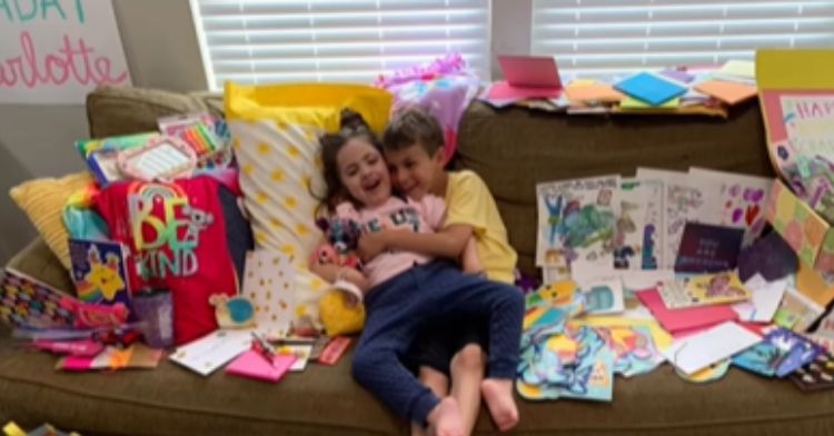 5-year-old Charlotte received so many birthday wishes in hospice!