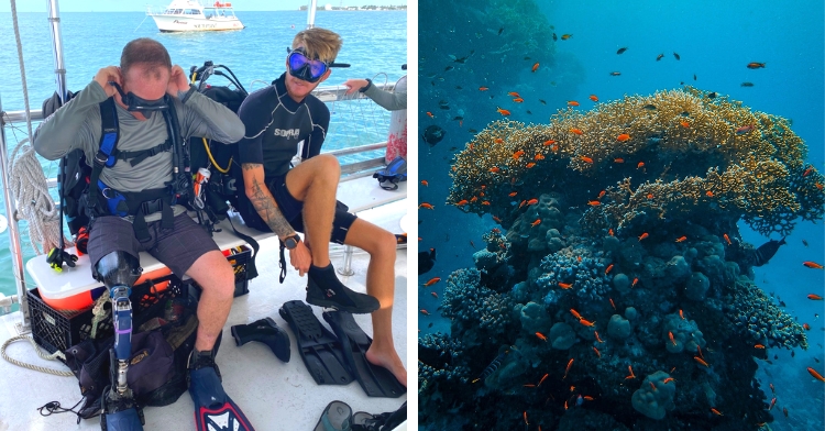 veterans restore coral reefs