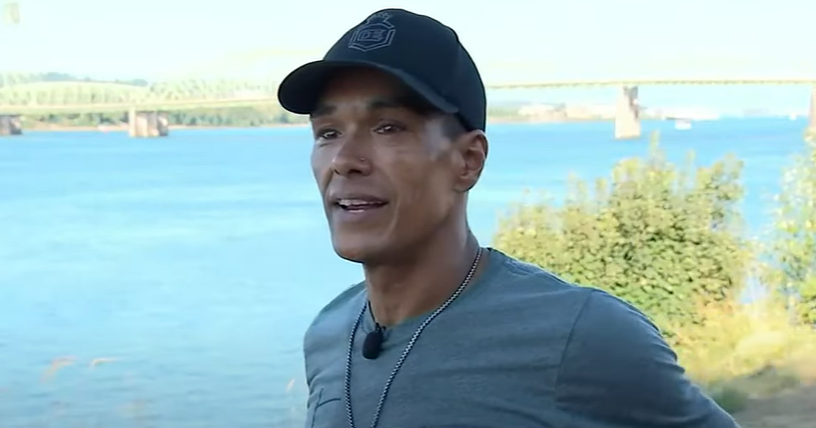 Ryan Mesa saw the heroic rescue from Hayden Island.