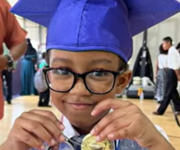The principal says that Jaxon was an excellent student.
