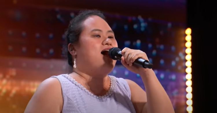 A singer on "America's Got Talent" wowed the judges.