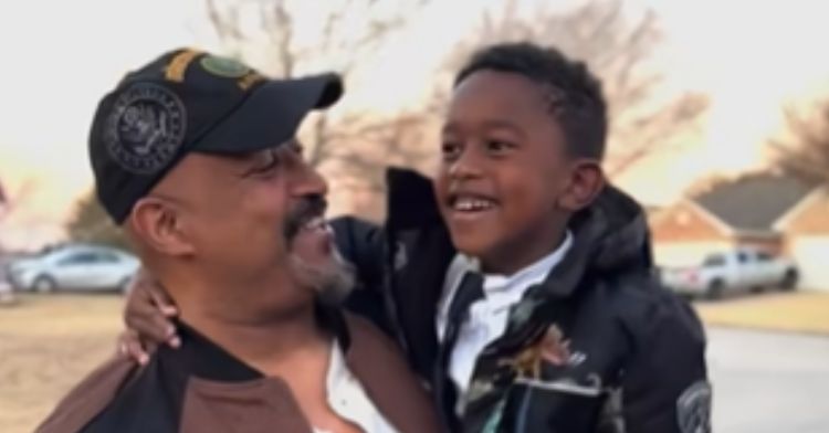Carson is so excited to spend more time with his grandpa.