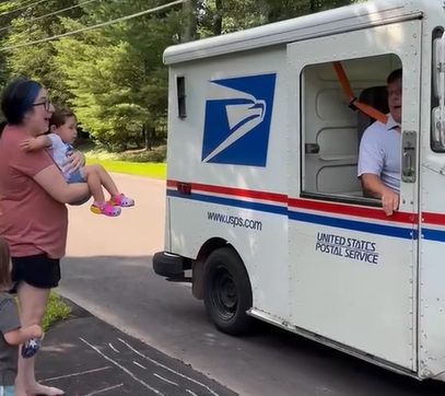 Mailman Mike planned a special surprise for Colby's birthday. 