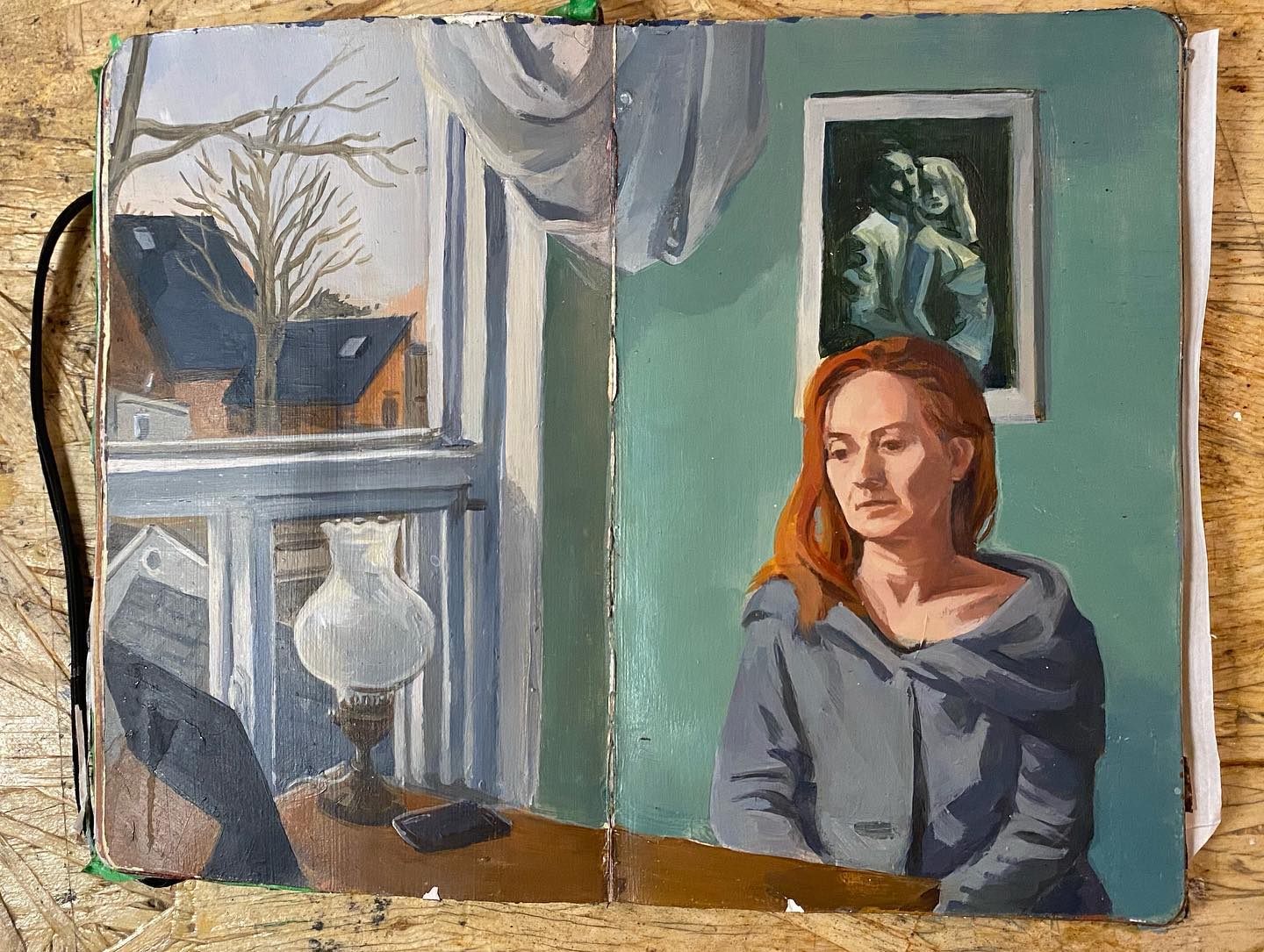 A painting from inside Dmitry's missing sketchbook.