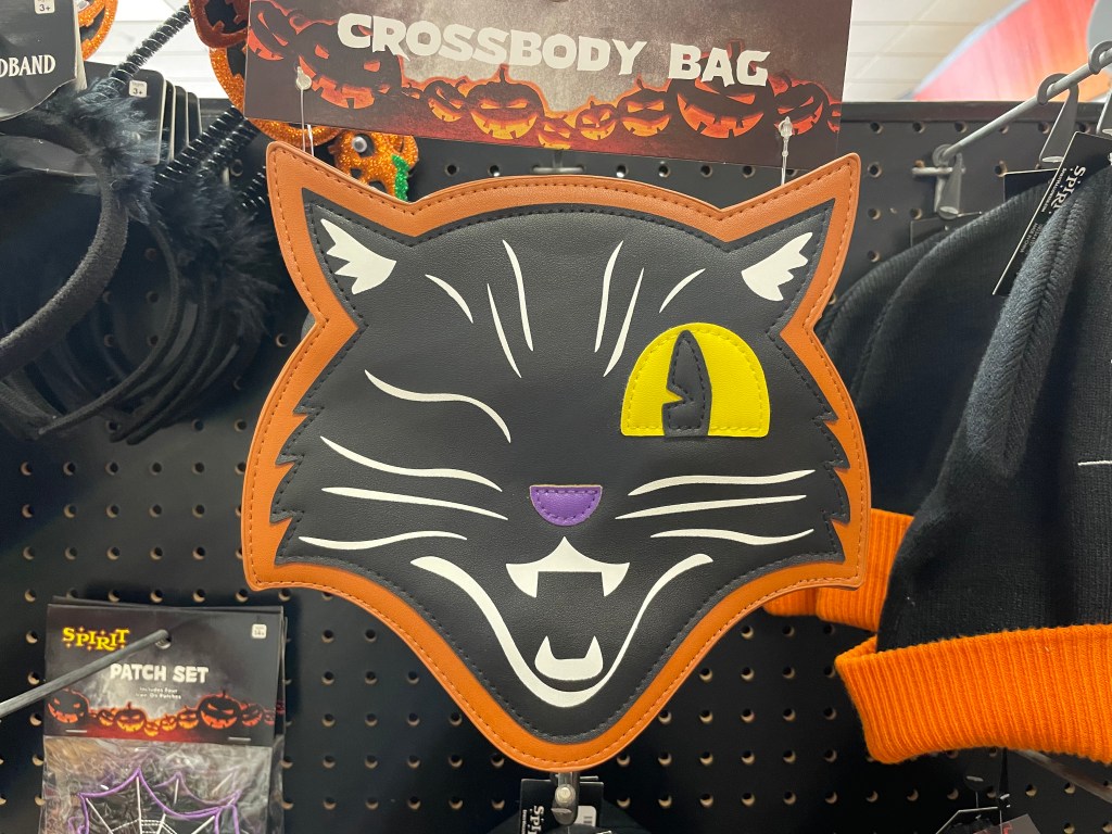spirit halloween vintage cat bag