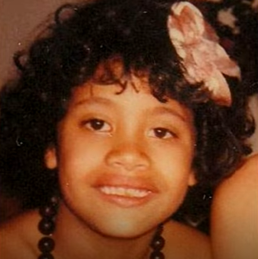 Dwayne 'The Rock' Johnson at Age 4.
