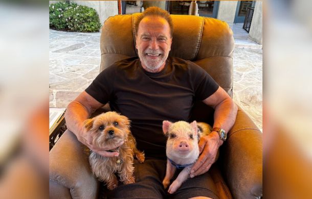 Arnold Schwarzenegger pets
