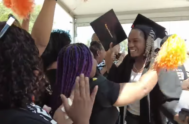 Hundreds of students have been able to graduate thanks to CRED.