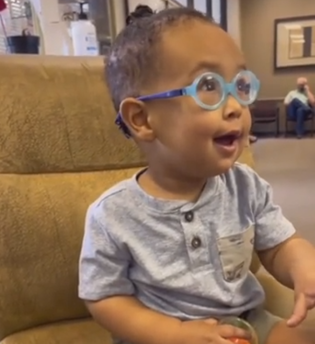 Baby Sees His Mom for the First Time.
