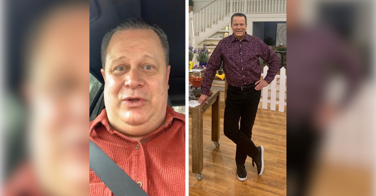 david venable before and after weight loss photo