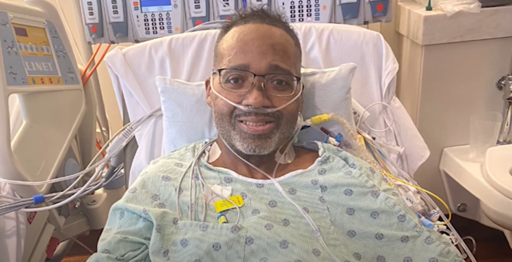 Dennis is breathing much better after his transplant.