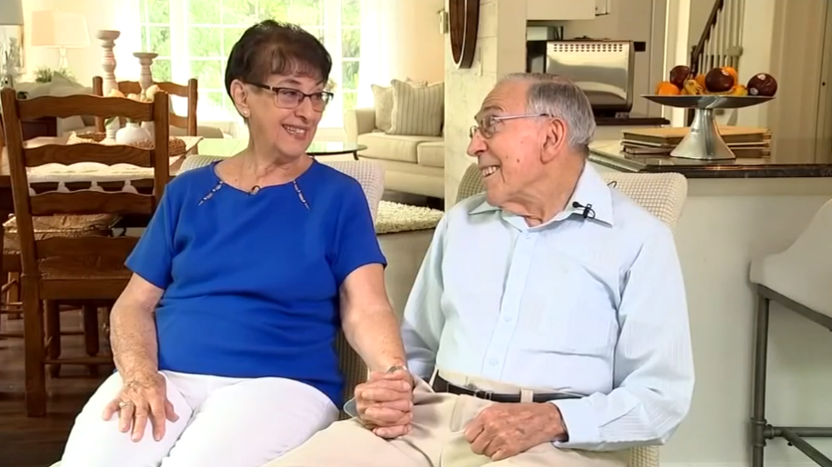 A romance bloomed 64 years after this couple met. 