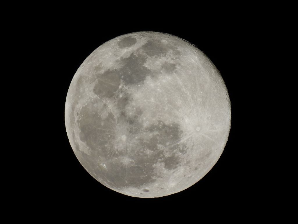 A supermoon and a blue moon occurring at the same time is rare. 