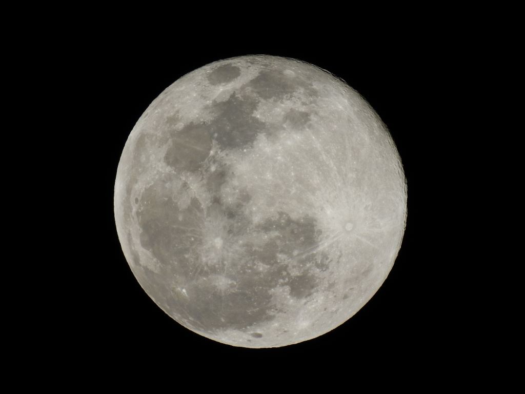 A supermoon and a blue moon occurring at the same time is rare.