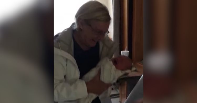 Grandma just found out that her grandchild is named after her.