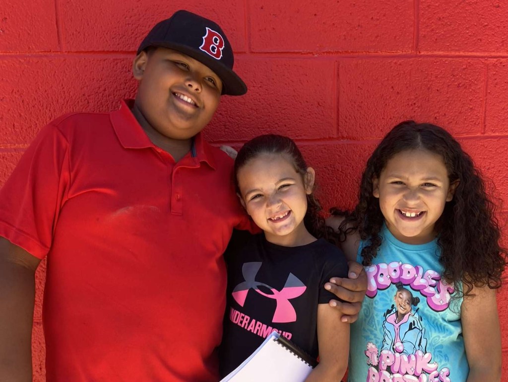 Kevin Ford's grandkids received a special visit.
