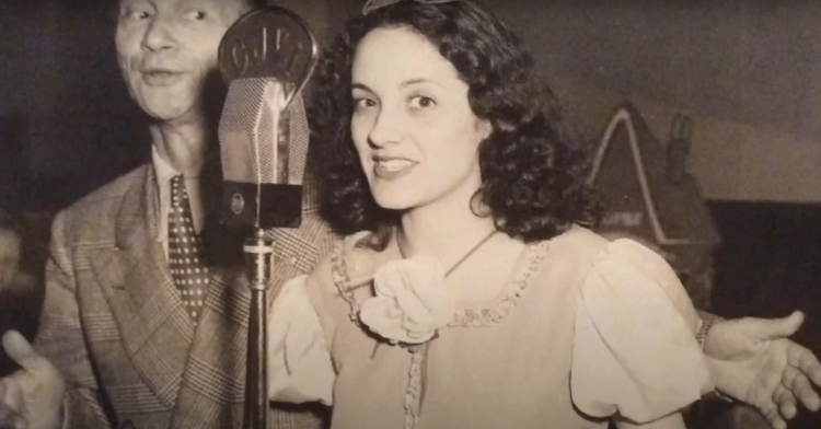 Adriana Caselotti auditioning for Snow White.
