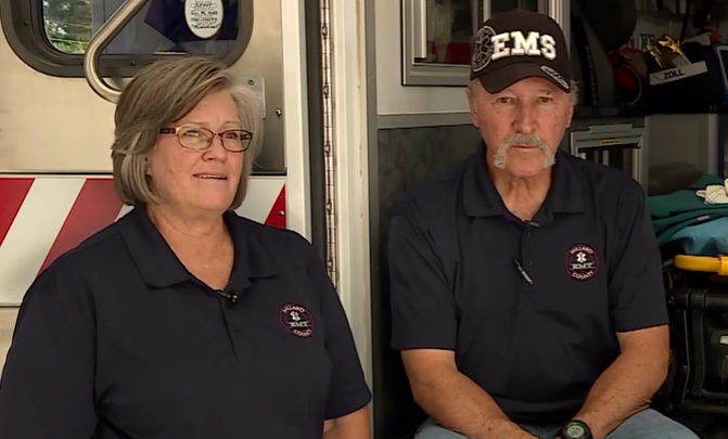 Volunteer EMTs saved Ron's life by performing CPR. 