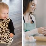 Kids offer us life lessons. Image shows a baby dancing in the left panel and a mother and daughter baking in the right panel.