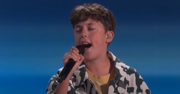 A 12-year-old boy impressed everyone with his voice on "AGT."