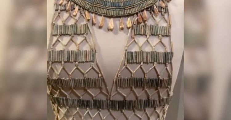 This dress from Ancient Egypt has been restored.