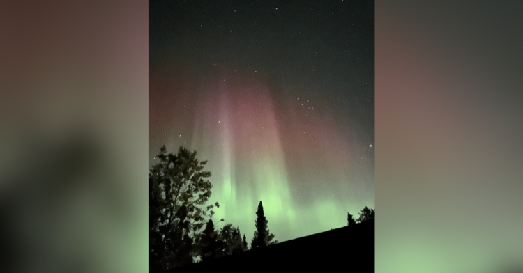 Aurora borealis phenomenon
