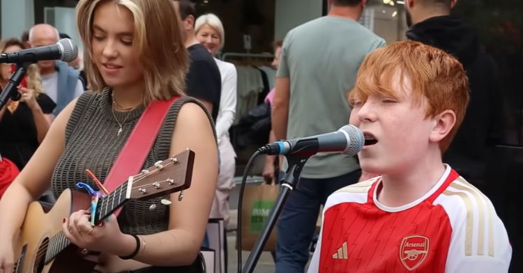 This 12-year-old boy is being compared to Ed Sheeran.