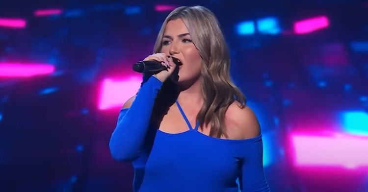 A contestant on "The Voice" blew everyone away with her cover.