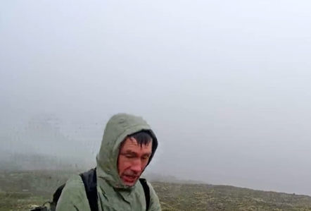 A lost hiker was spotted on a wildlife camera.