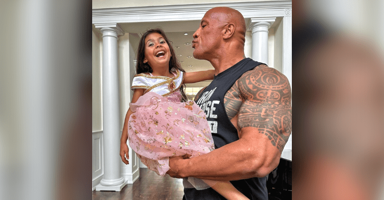 the rock's daughter has a Disney inspired baby name