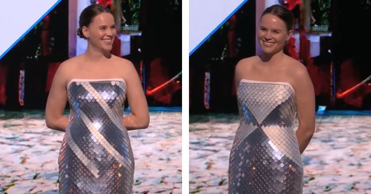 A side by side showing two patterns of Adobe's digital dress.