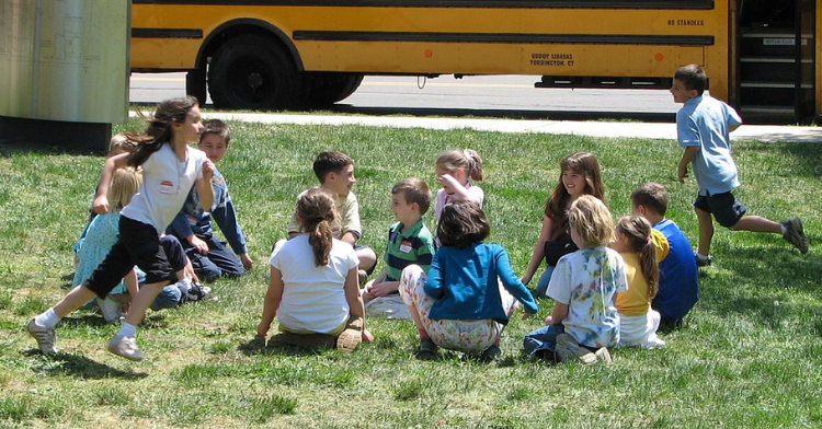 children playing