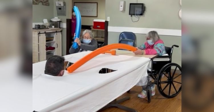 A nursing home came up with a fun game for residents.