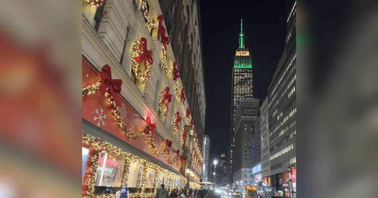 christmas decorations in new york city