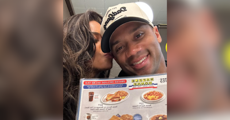 ciara and russell wilson at waffle house