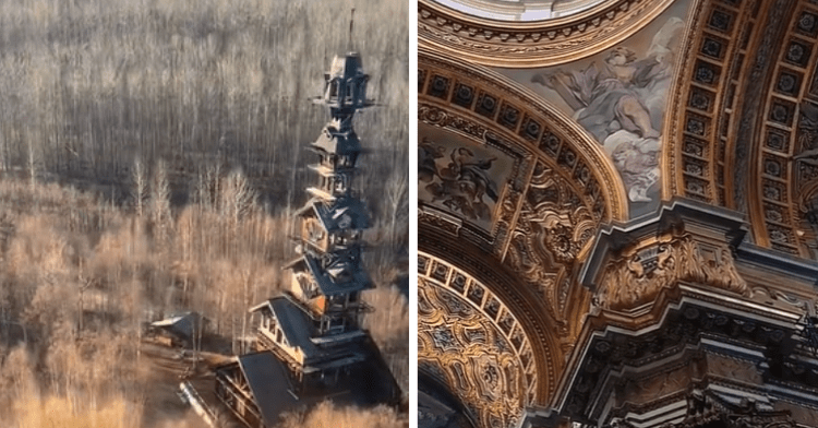 dr seuss house and st peters basilica