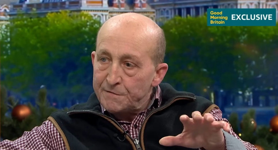 Glen Edwards talking on Good Morning Britain.