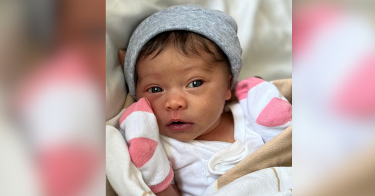 newborn baby girl