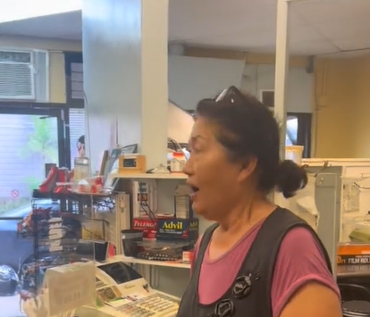 A mom is surprised to see her son after many years.