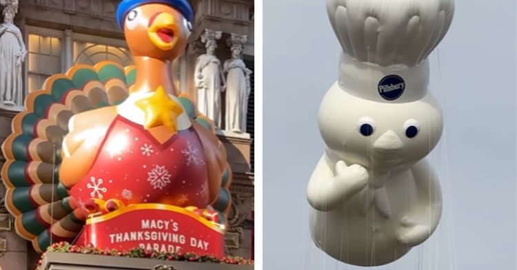 Inflatables from the Macy's Thanksgiving Day Parade.